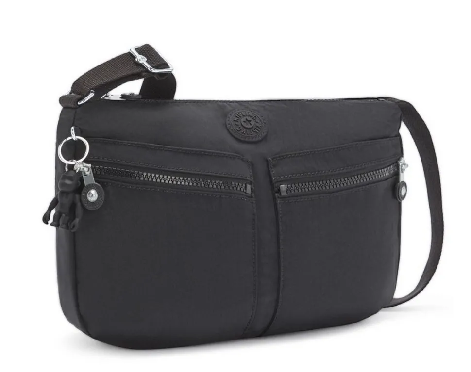 Borsa a tracolla Kipling Izellah Black Noir