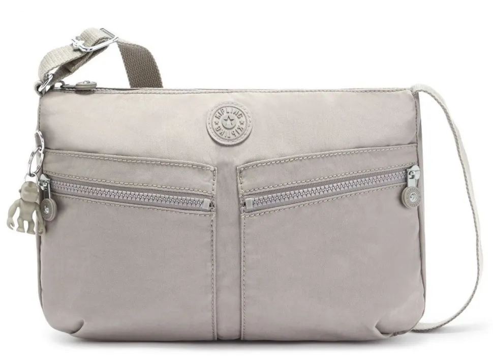 Borsa a tracolla Kipling Izellah Grey Gris