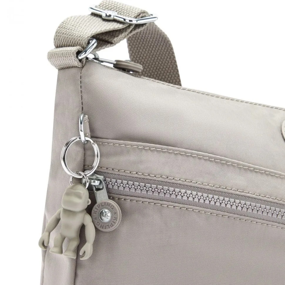 Borsa a tracolla Kipling Izellah Grey Gris