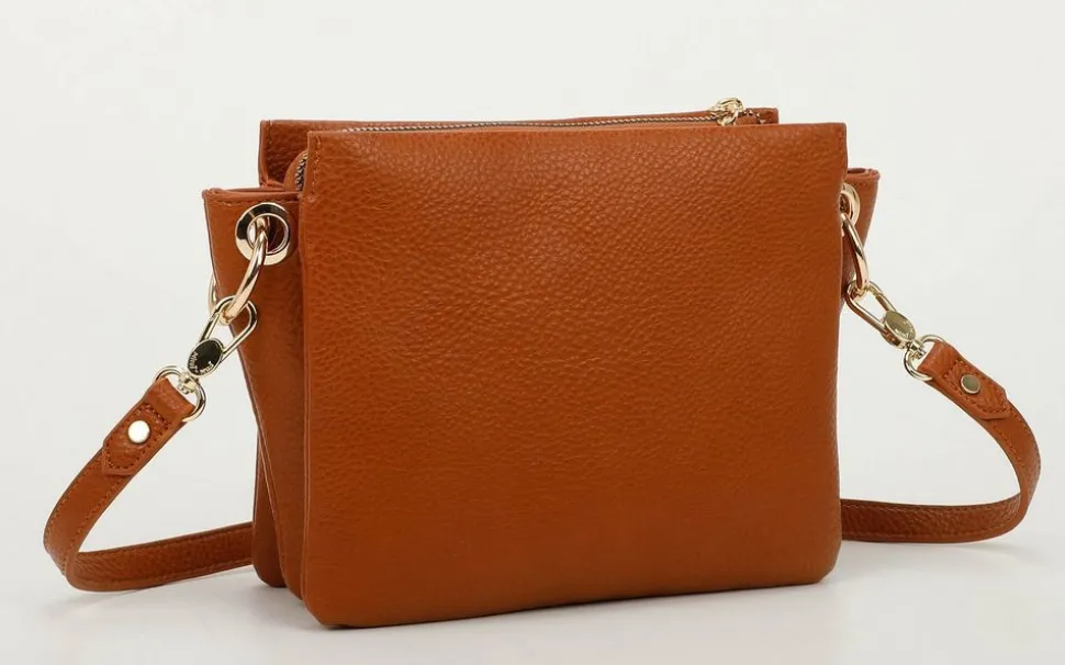 Borsa a tracolla Mimì-Muà Cuoio