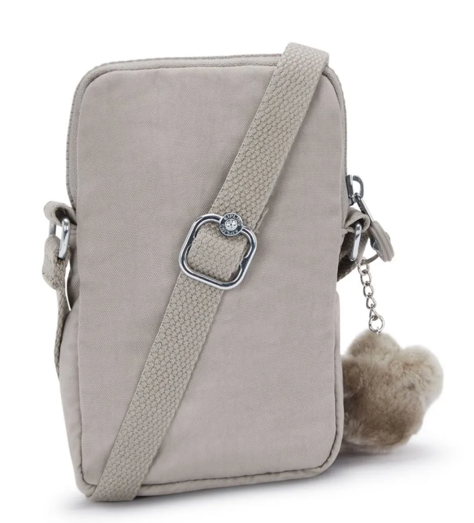 Borsa a tracolla piccola Kipling Tally Grey Gris