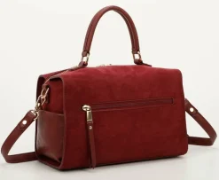 Borsa bauletto Mimì-Muà Bordeaux