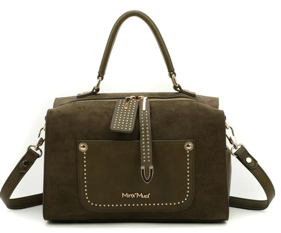 Borsa bauletto Mimì-Muà Verde Militare