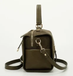 Borsa bauletto Mimì-Muà Verde Militare