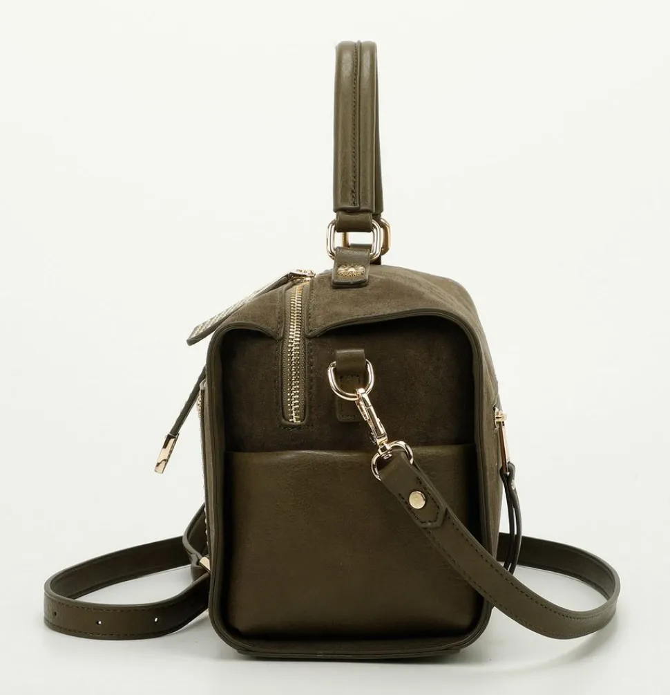 Borsa bauletto Mimì-Muà Verde Militare