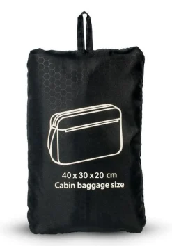 Borsa cabina pieghevole Roncato 9198 nero 40x30x20