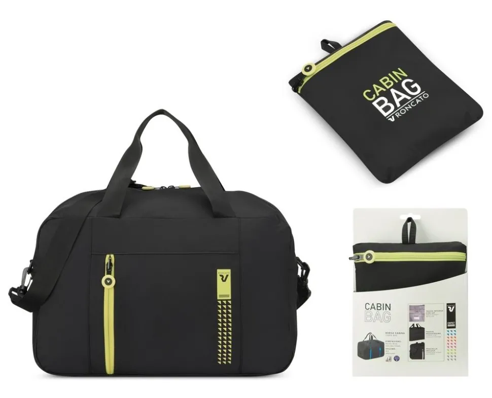 Borsa cabina pieghevole 40x25x20 Roncato Compact 2011 Cyber Lime