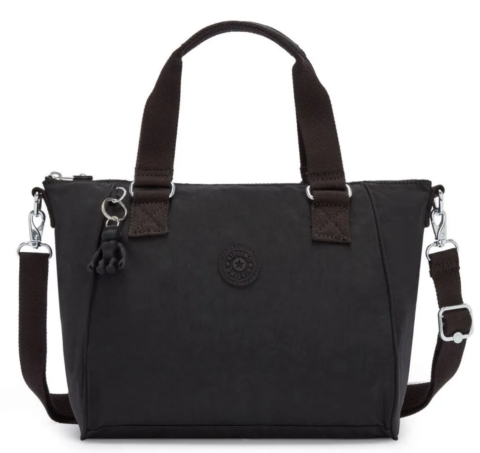 Borsa con tracolla Kipling Amiel Black Noir
