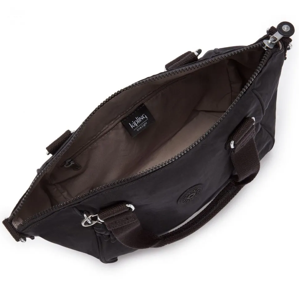 Borsa con tracolla Kipling Amiel Black Noir