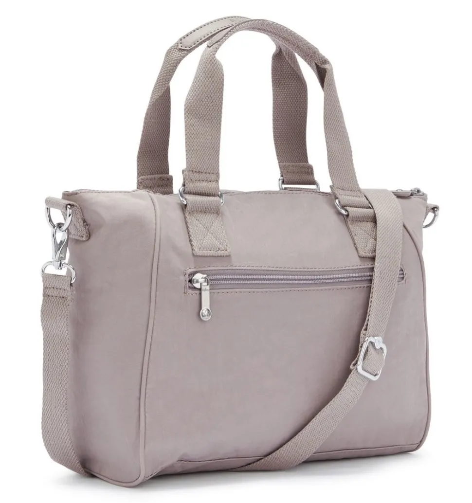 Borsa con tracolla Kipling Amiel Grey Gris