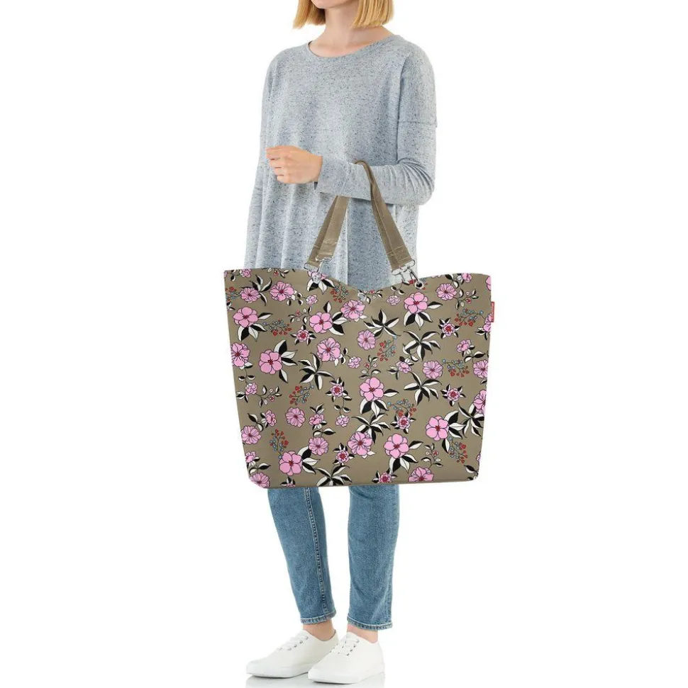 Borsa da mare Reisenthel shopper XL Garden Taupe