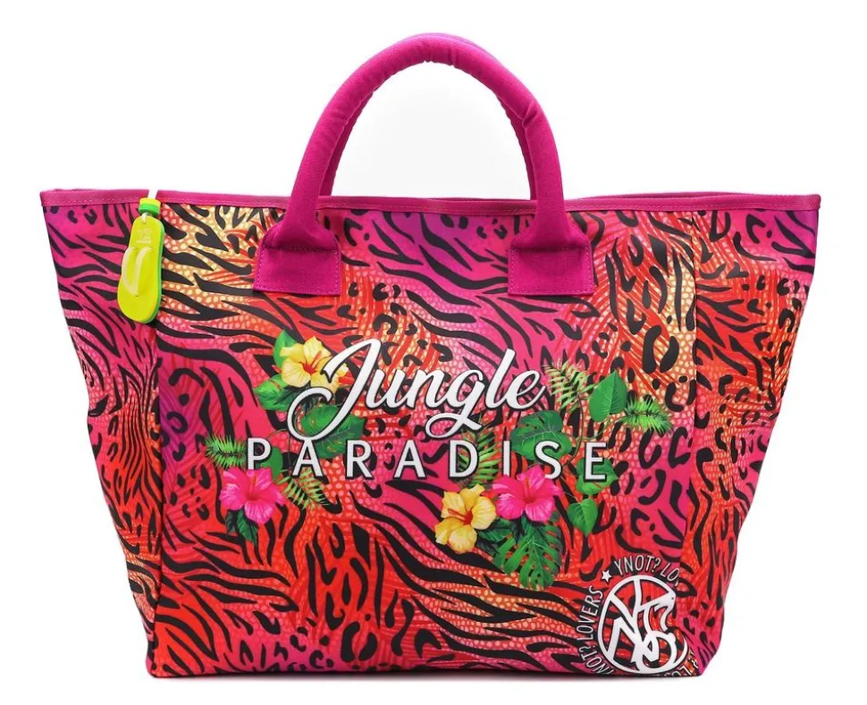 Borsa da mare Ynot? Jungle Paradise 005 Fuxia