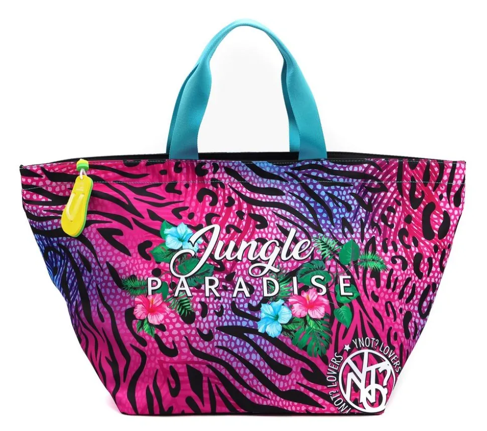 Borsa da mare Ynot? Jungle Paradise 001 Aqua