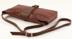Borsa donna Emporio Cattani Eva Righe Bordeaux