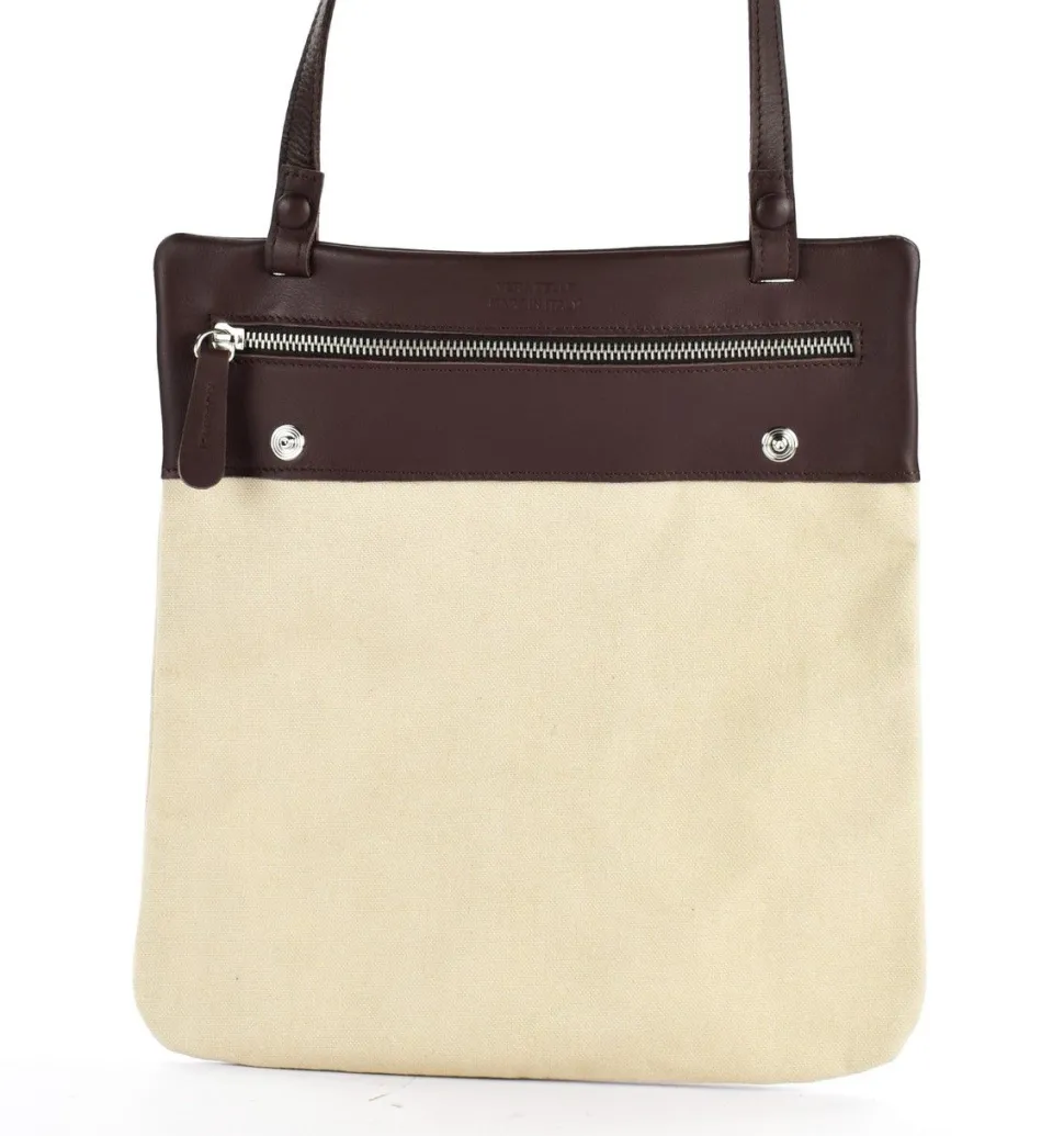 Borsa donna Emporio Cattani Vera Righe Moro