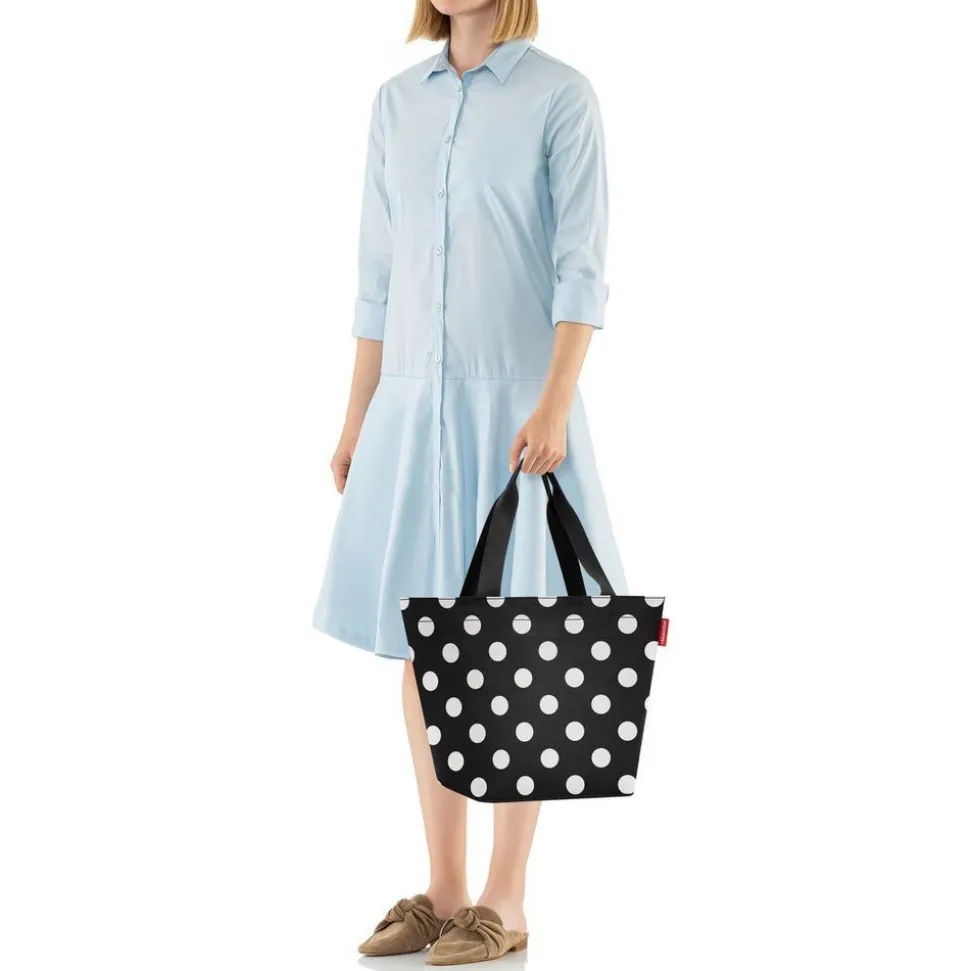 Borsa donna Reisenthel shopper M Dots White