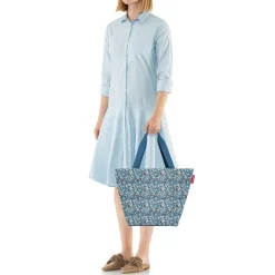 Borsa donna Reisenthel shopper M Viola Celeste