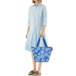 Borsa donna Reisenthel shopper M Batik Strong Blue