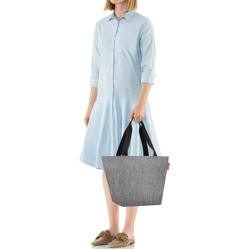 Borsa donna Reisenthel shopper M Twist Silver
