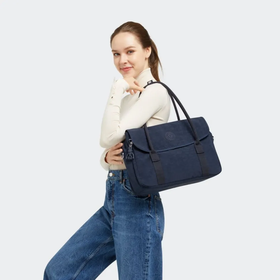 Borsa lavoro donna Kipling Superworker S Blue Bleu