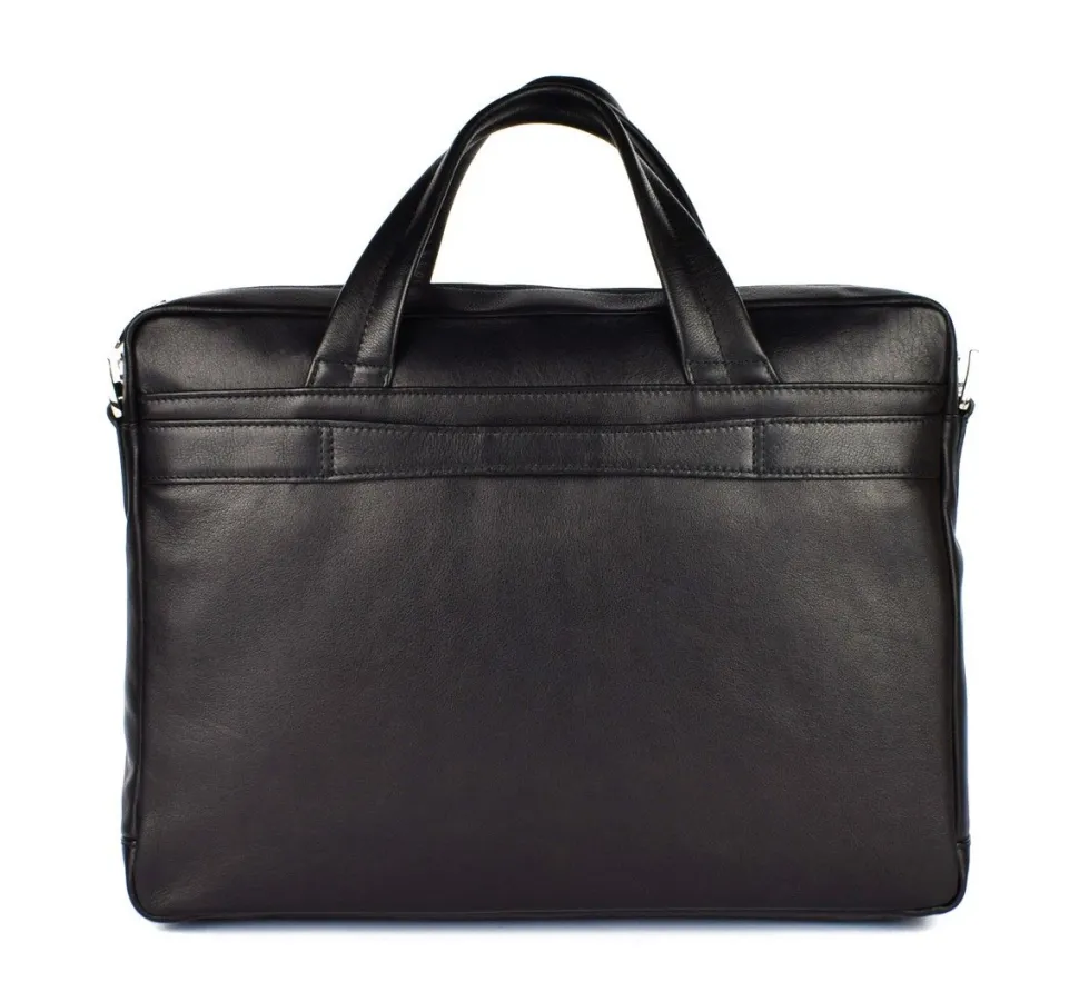 Borsa lavoro in pelle Acciaio 2325 Nera