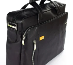 Borsa lavoro in pelle Acciaio 2325 Nera