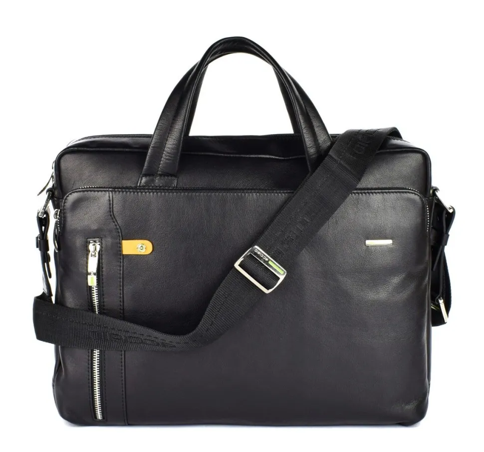 Borsa lavoro in pelle Acciaio 2325 Nera