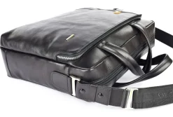 Borsa lavoro in pelle Acciaio 2325 Nera