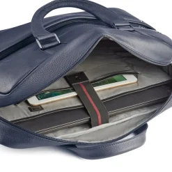 Borsa lavoro in pelle Roncato Alaska 2428 Navy