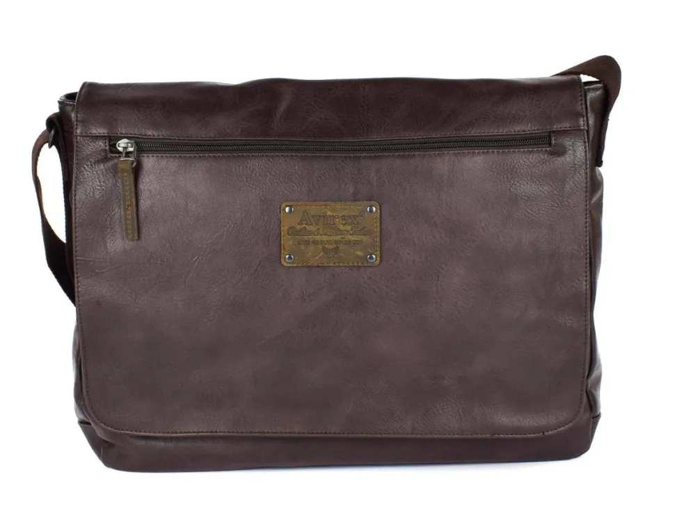 Borsa Messenger Avirex Buffalo 02 Marrone
