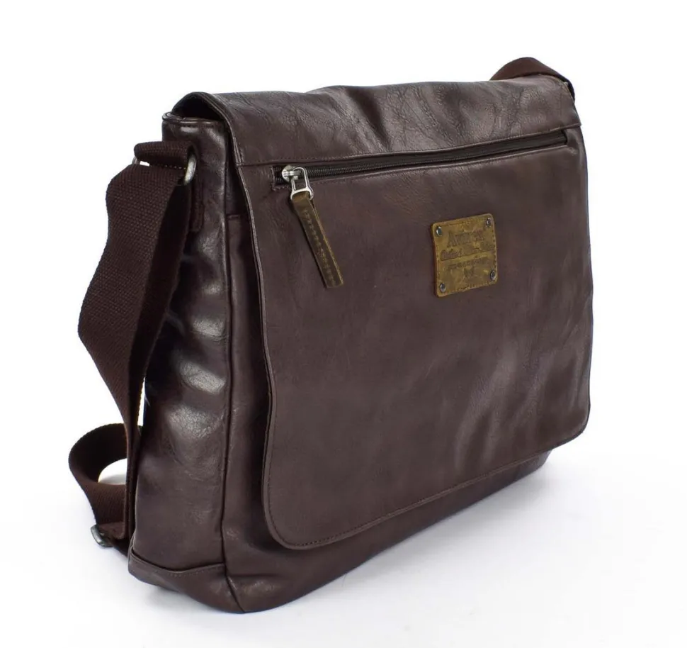 Borsa Messenger Avirex Buffalo 02 Marrone