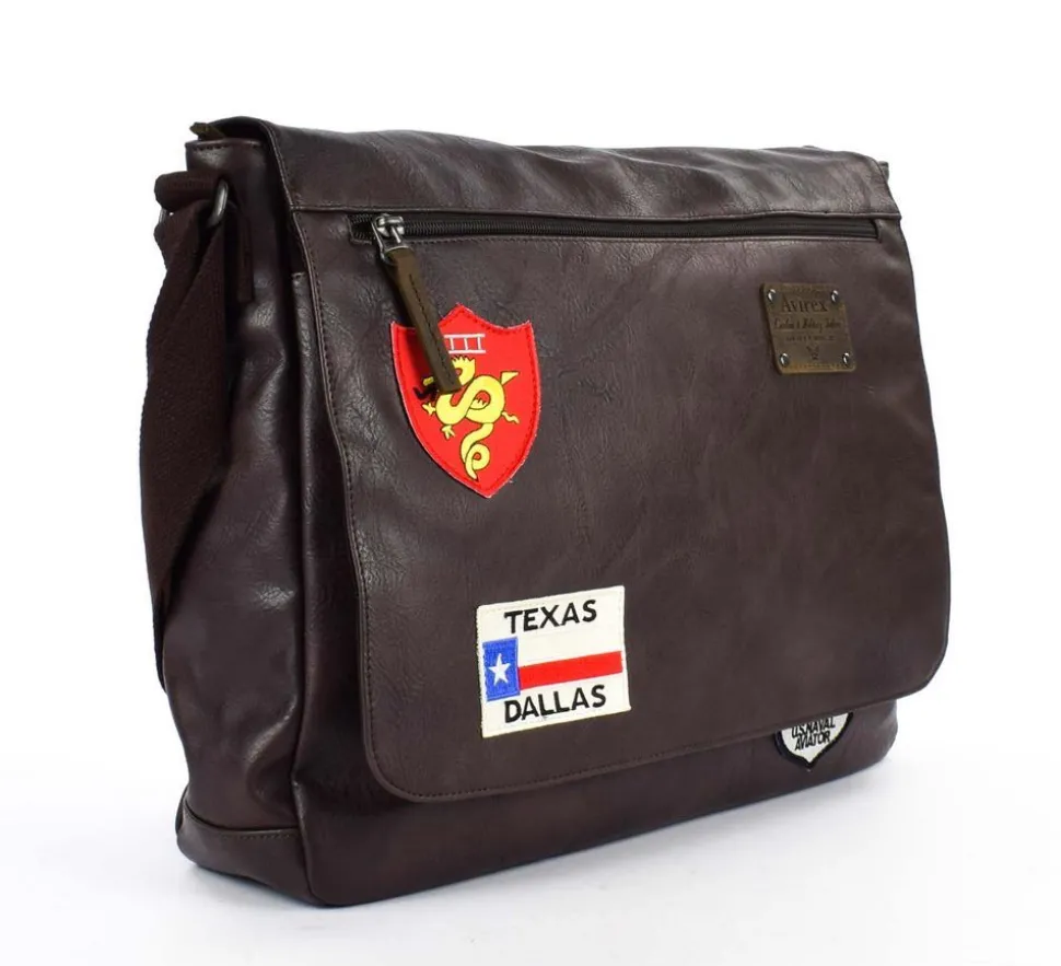 Borsa Messenger Avirex Maverick 02 Marrone