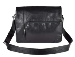 Borsa Messenger in pelle Acciaio 8359 Nera