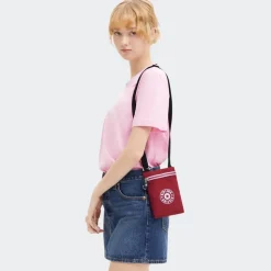 Borsa piccola a tracolla Kipling Afia Lite Funky Red