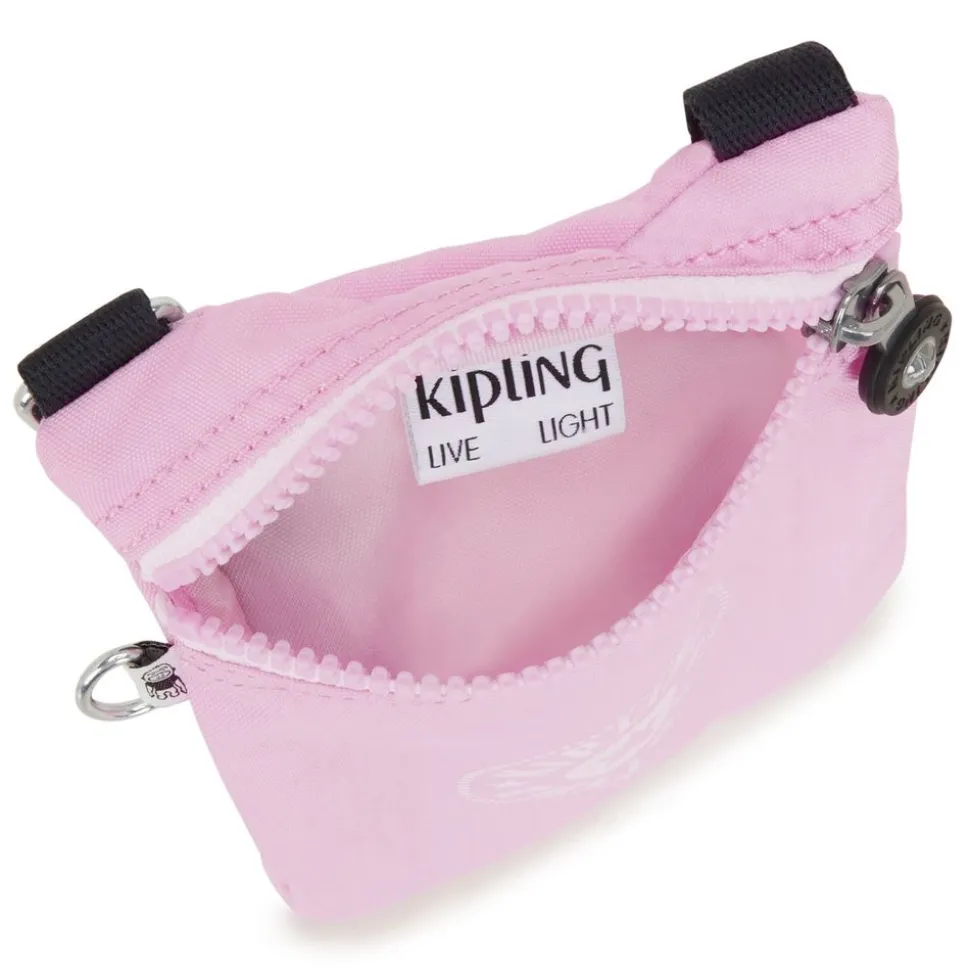 Borsa piccola a tracolla Kipling Afia Lite Blooming Pink