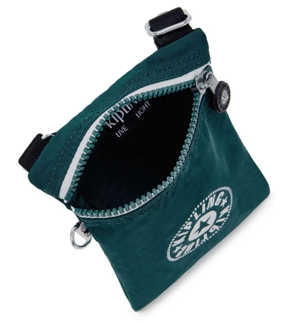 Borsa piccola a tracolla Kipling Afia Lite Vintage Green