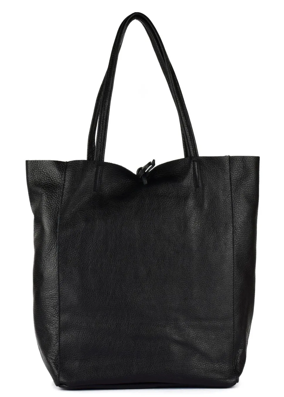 Borsa shopper in pelle 20056 Nera