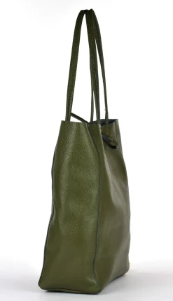 Borsa shopper in pelle 20056 Salvia