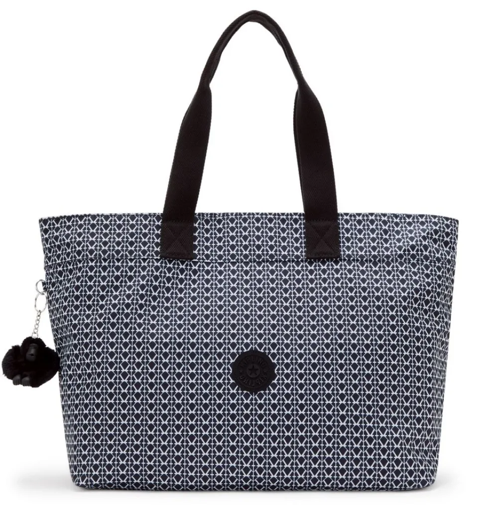 Borsa shopper Kipling Colissa Signature Print