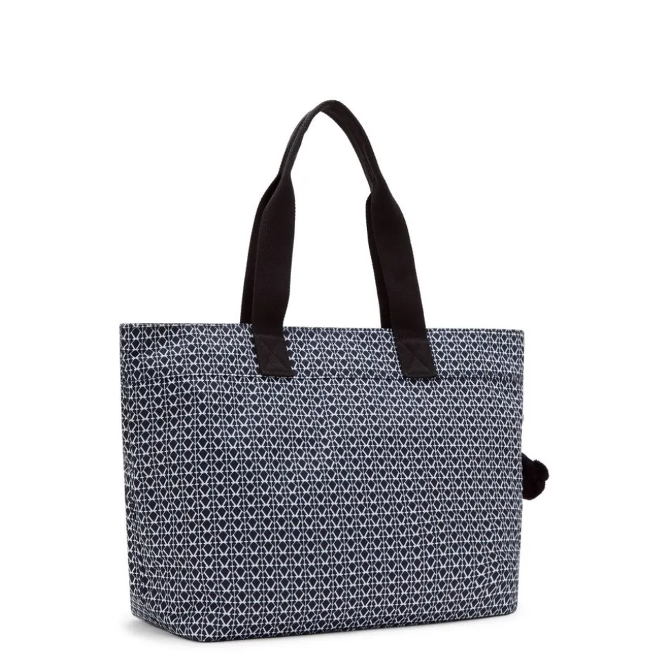 Borsa shopper Kipling Colissa Signature Print