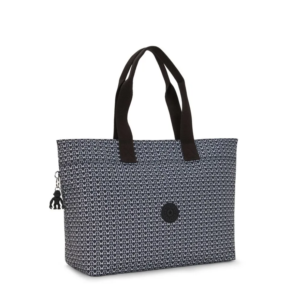 Borsa shopper Kipling Colissa Signature Print