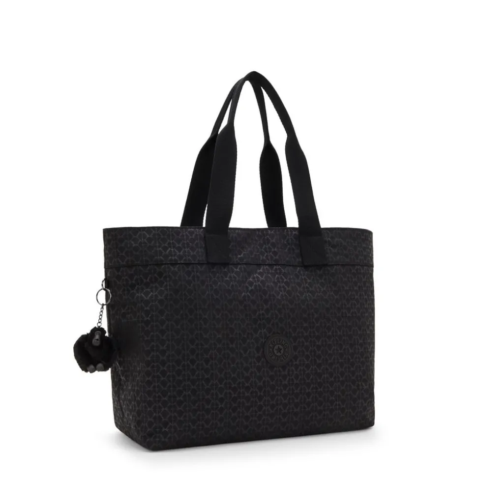 Borsa shopper Kipling Colissa Signature Emb