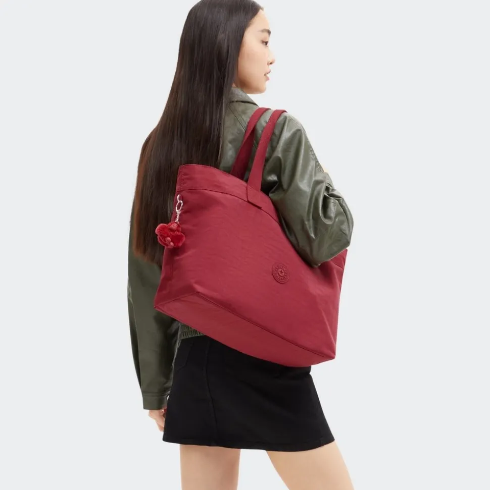 Borsa shopper Kipling Colissa Up Funky Red