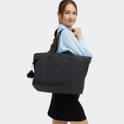 Borsa shopper Kipling Colissa Up Black Noir