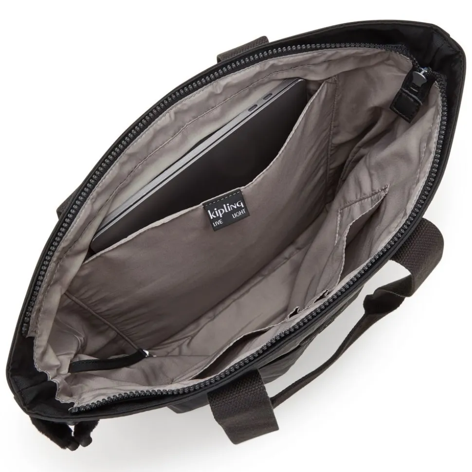 Borsa shopper Kipling Hanifa Black Noir