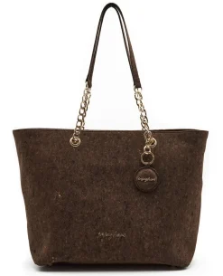 Borsa shopping Insughero Cortina Marrone