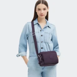 Borsa tracolla Kipling Abanu M Ultimate Plum
