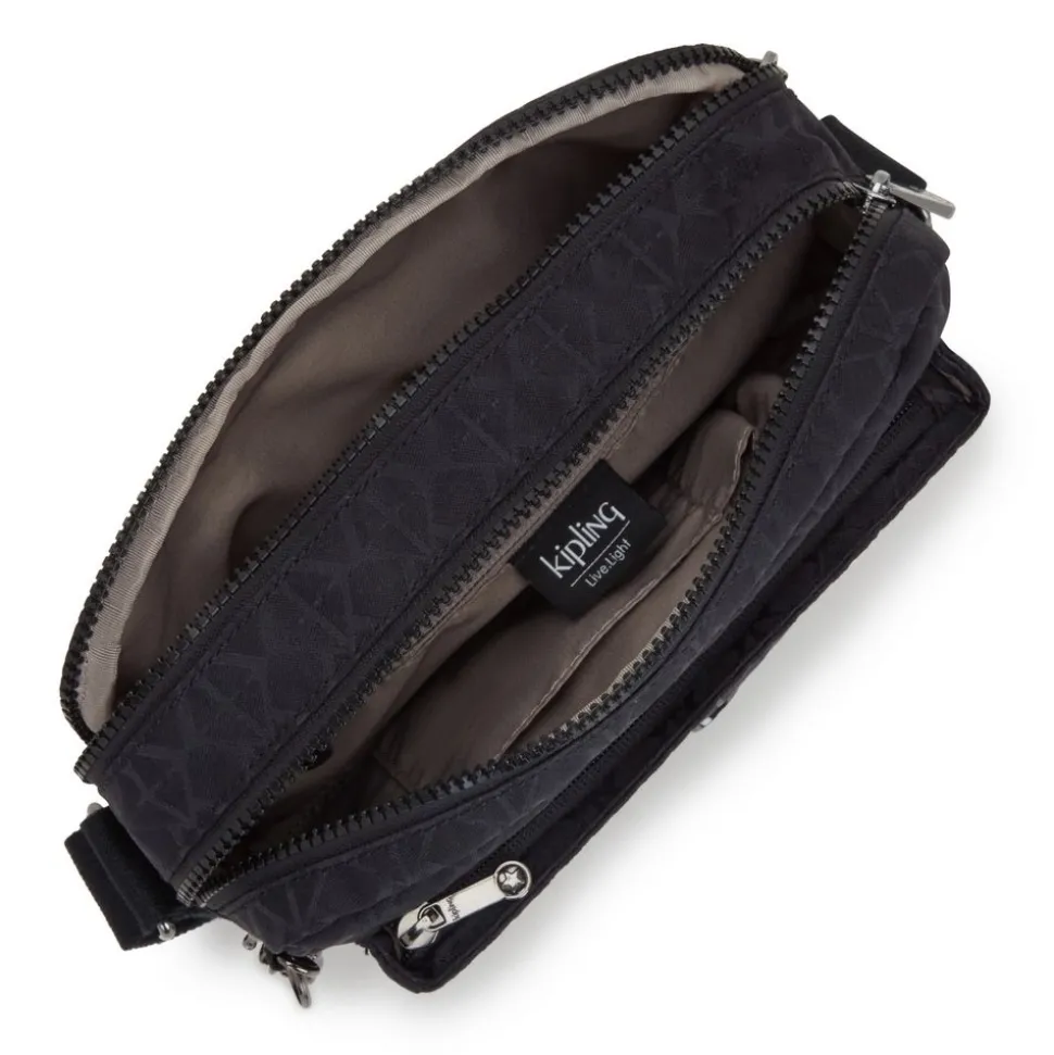 Borsa tracolla Kipling Abanu M Signature Blk Q