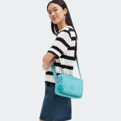 Borsa tracolla Kipling Abanu M Deepest Aqua