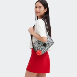 Borsa tracolla Kipling Abanu M Abstract Print